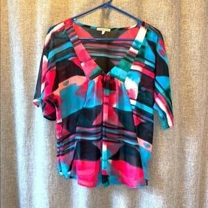 *𝅺Womens Charlotte Russe semi sheer top xs